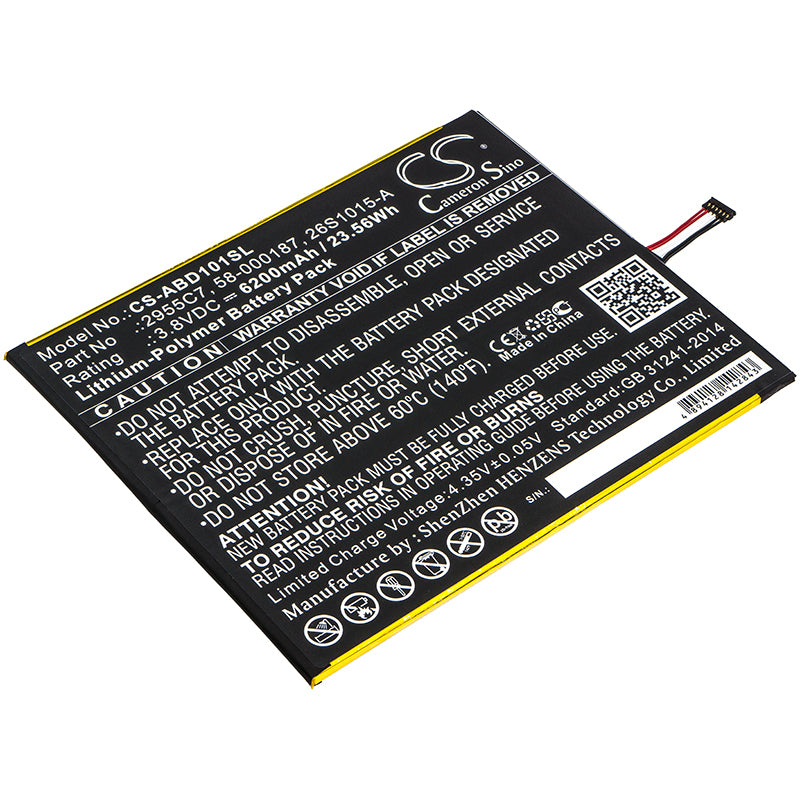 Batteri till Amazon Kindle Fire HD 10.1 6200mAh / 23.56Wh
