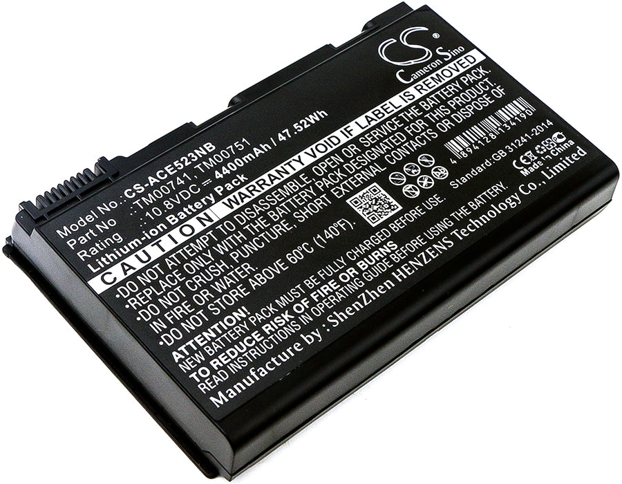 Battery for Acer Extensa 5120 4400mAh / 47.52Wh
