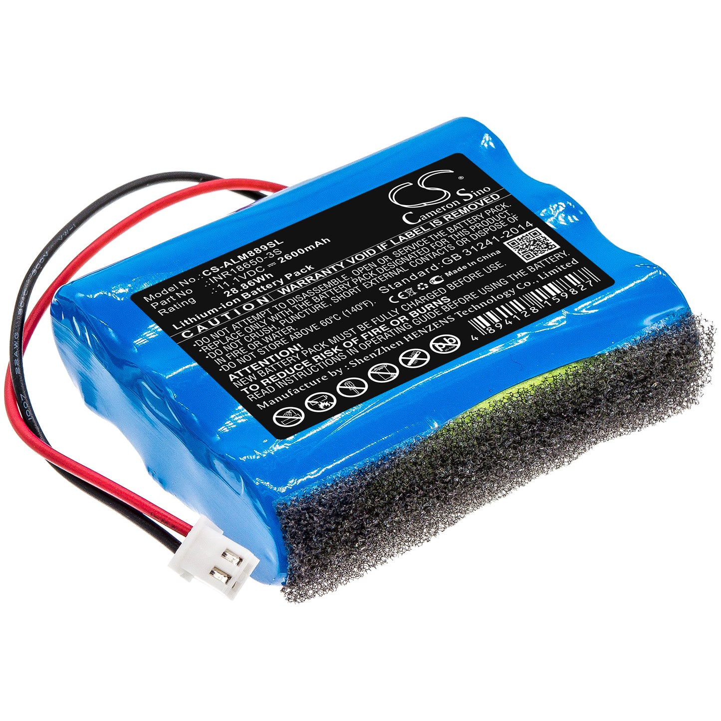 Batteri till Altec Lansing Super Lifejacket 2600mAh / 28.86Wh