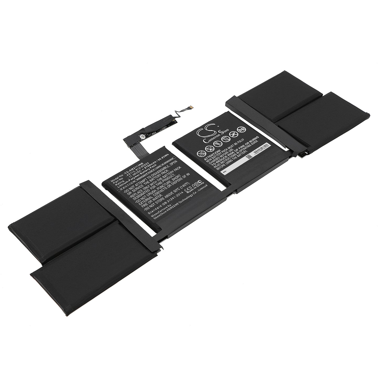 Batteri till Apple A2338 8700mAh / 98.83Wh