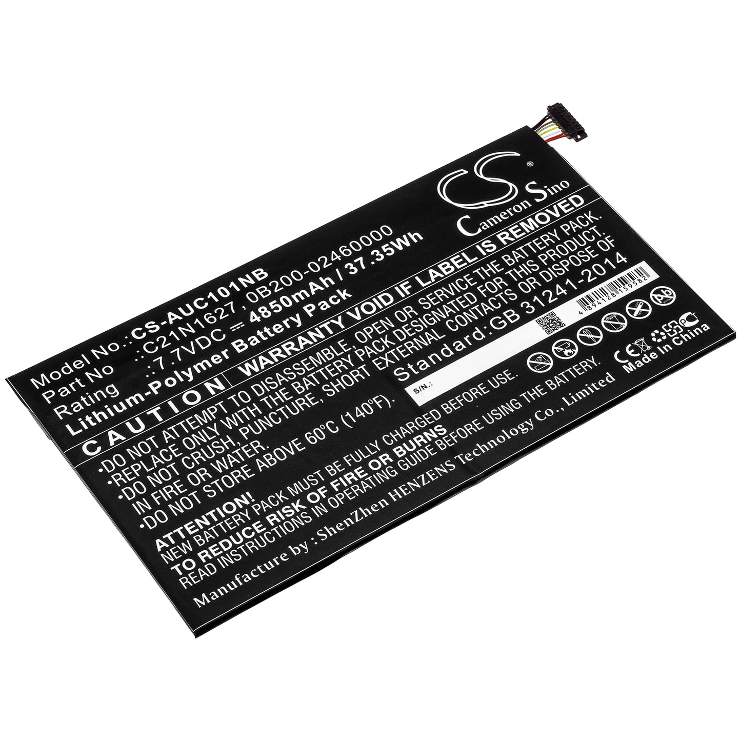Battery for Asus Chromebook Flip C101PA-OP1 4850mAh / 37.35Wh