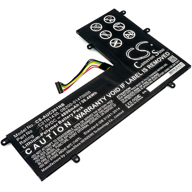 Batteri till Asus C201PA 4800mAh / 36.48Wh
