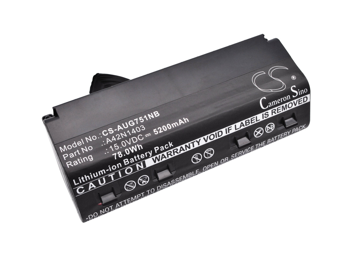 Akku Asus G751 5200mAh / 78.00Wh