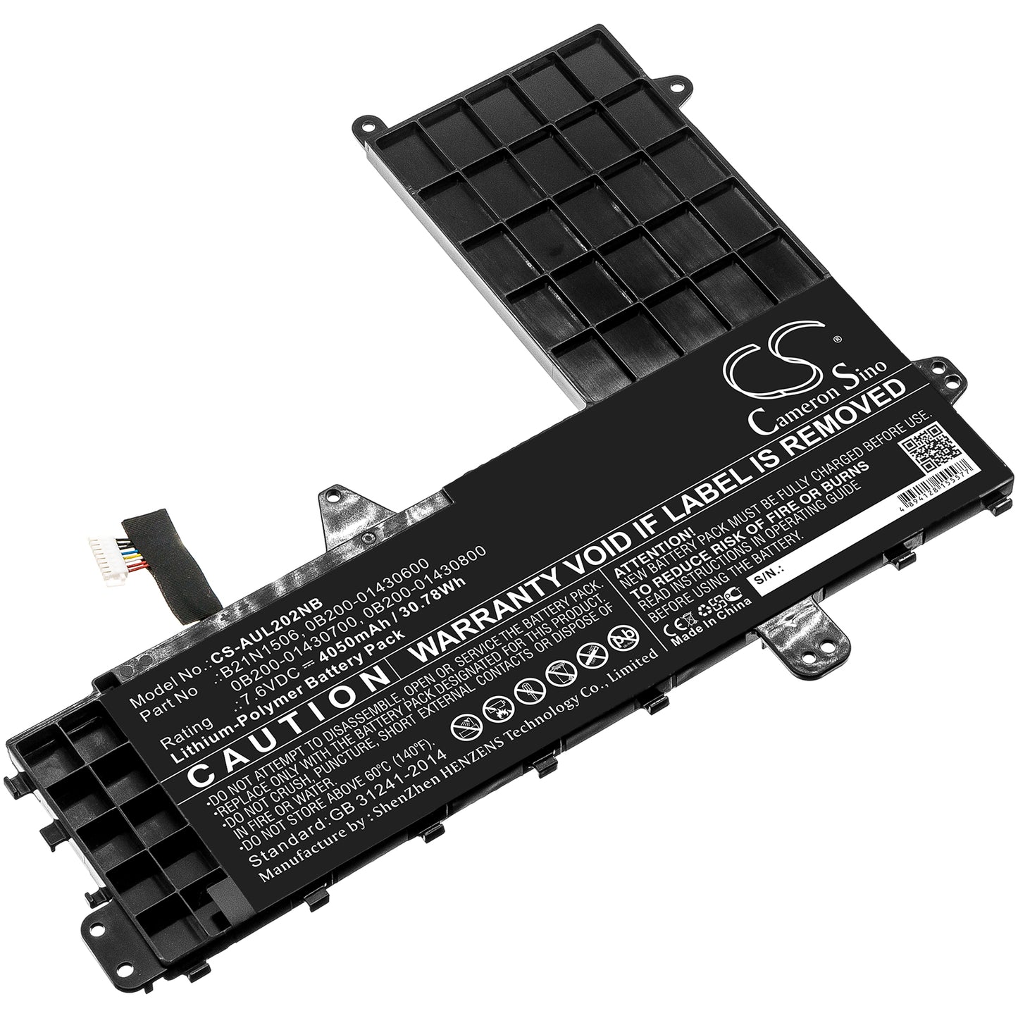 Batteri till Asus E502SA-DM065 4050mAh / 30.78Wh