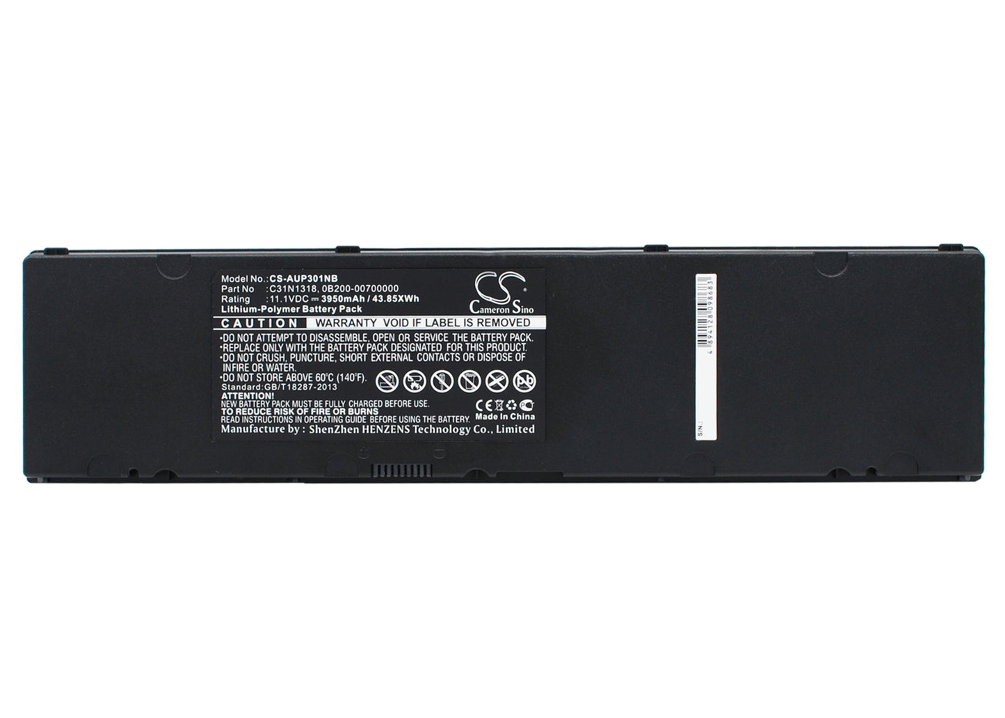 Batteri till Asus AsusPro Essential PU301LA-RO06 3950mAh / 43.85Wh