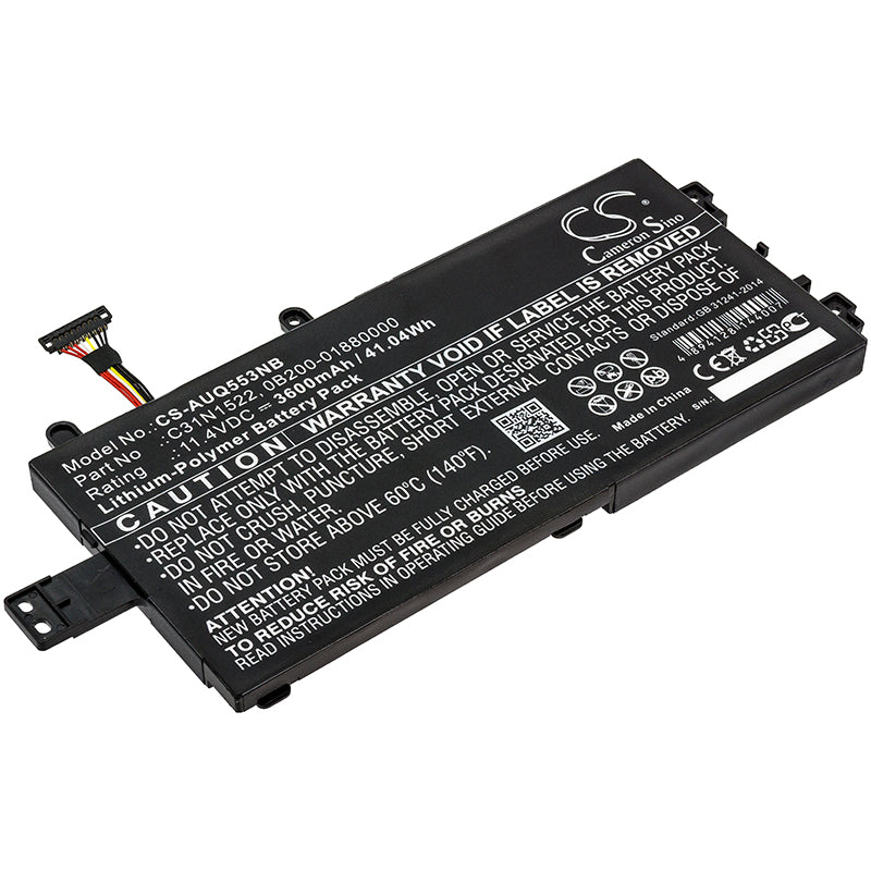 Batteri till Asus Q553U 3600mAh / 41.04Wh