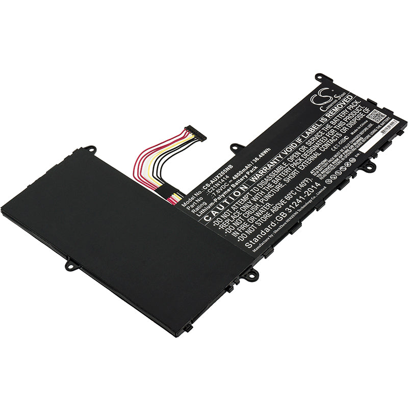 Akku Asus EeeBook X205TA-FD0060TS 4800mAh / 36.48Wh