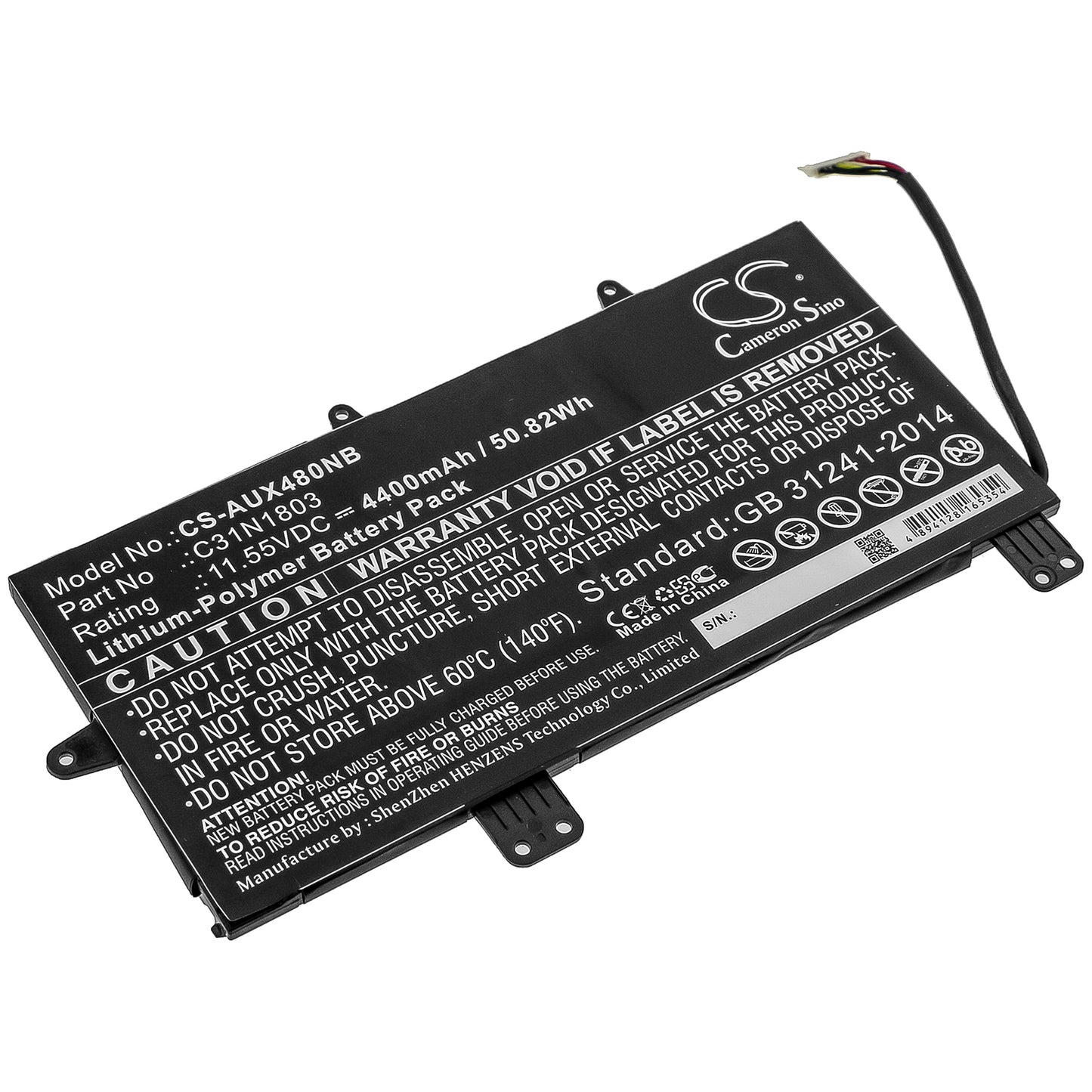 Batteri till Asus ZenBook Pro 14 UX480 4400mAh / 50.82Wh