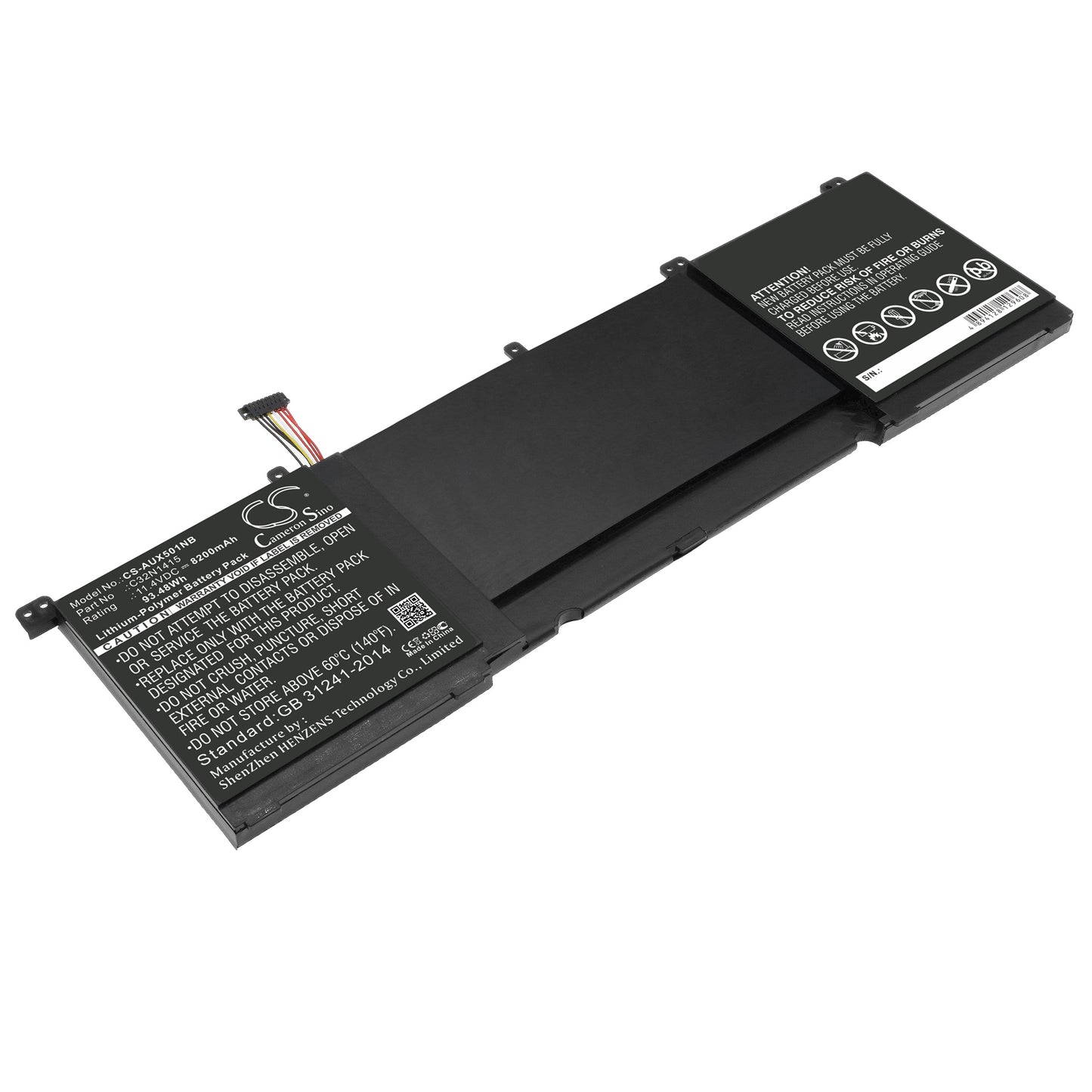 Batteri till Asus G501JW 8200mAh / 93.48Wh