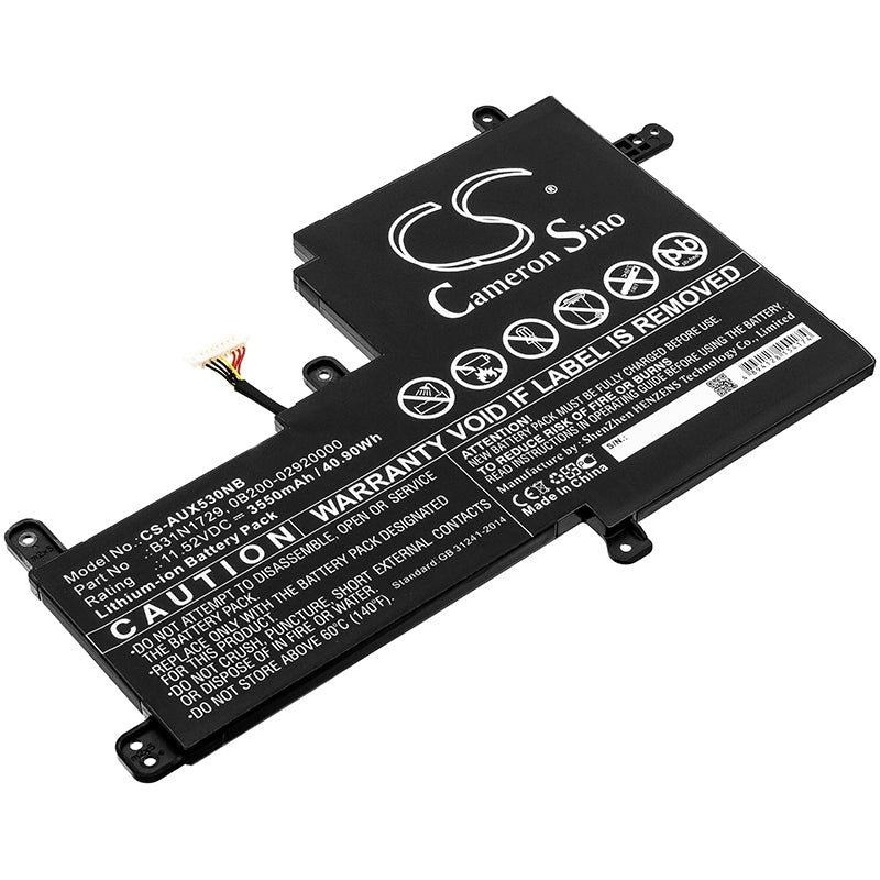 Battery for Asus X530UA 3550mAh / 40.90Wh
