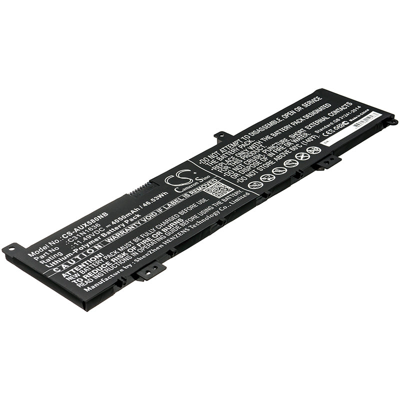 Battery for Asus N580GD-E4288T 4050mAh / 46.53Wh