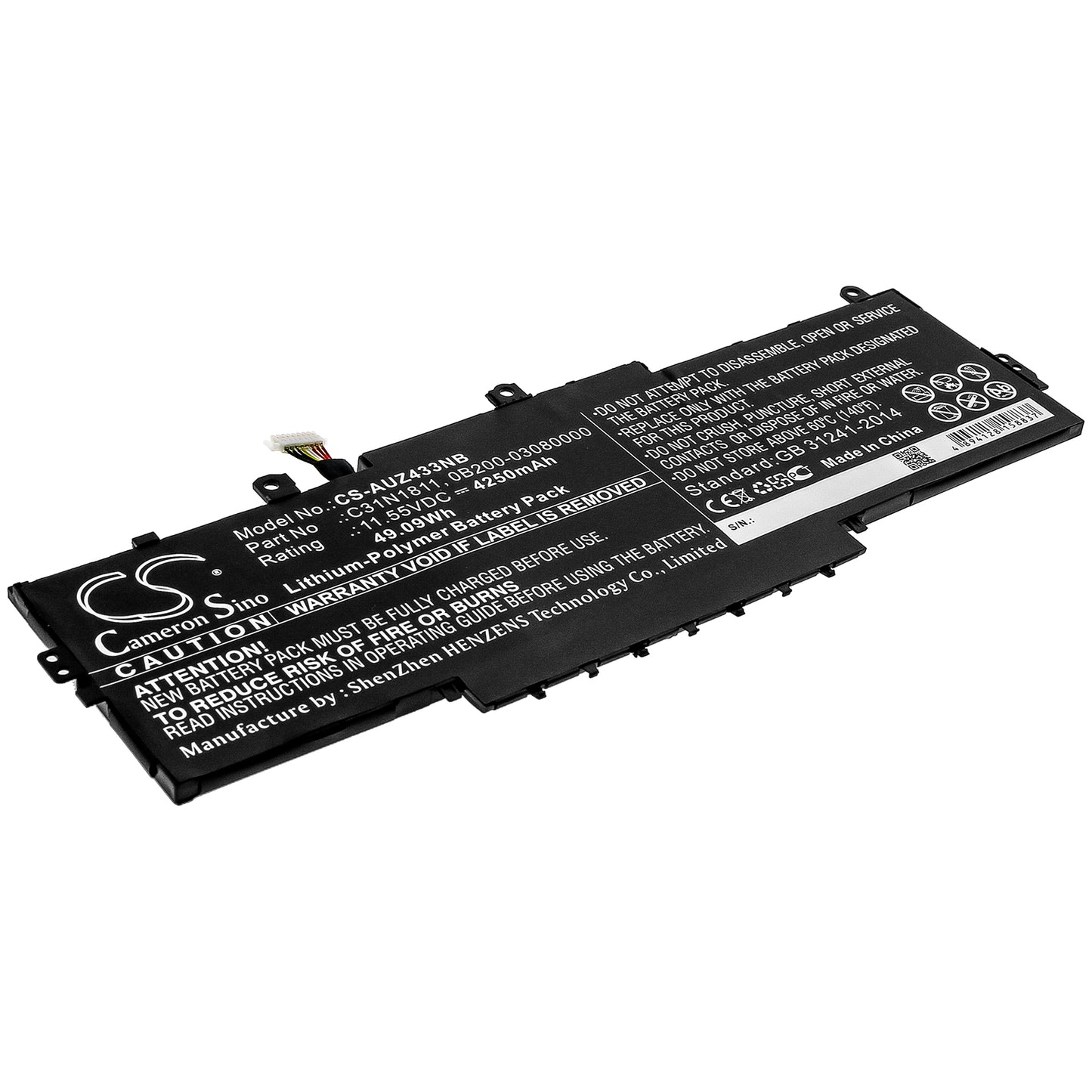 Battery for Asus ZenBook 14 UX433F 4250mAh / 49.09Wh