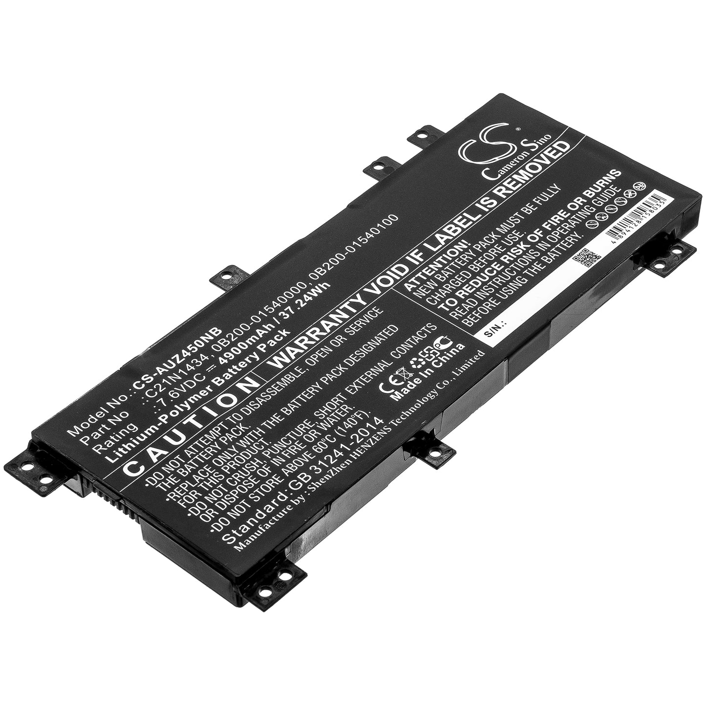 Battery for Asus Z450 4900mAh / 37.24Wh