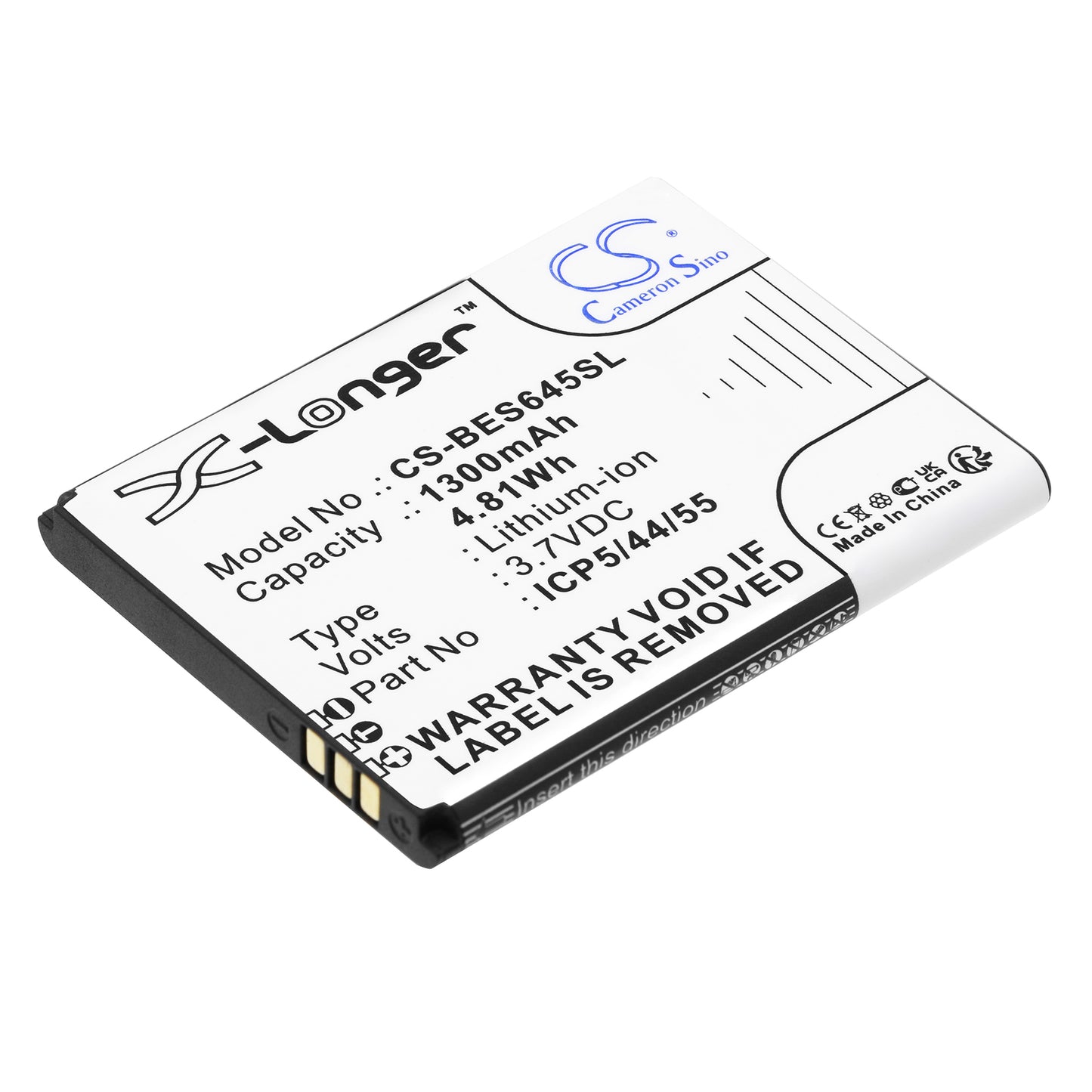 Batteri till Bea-fon SL645 Plus 1300mAh / 4.81Wh