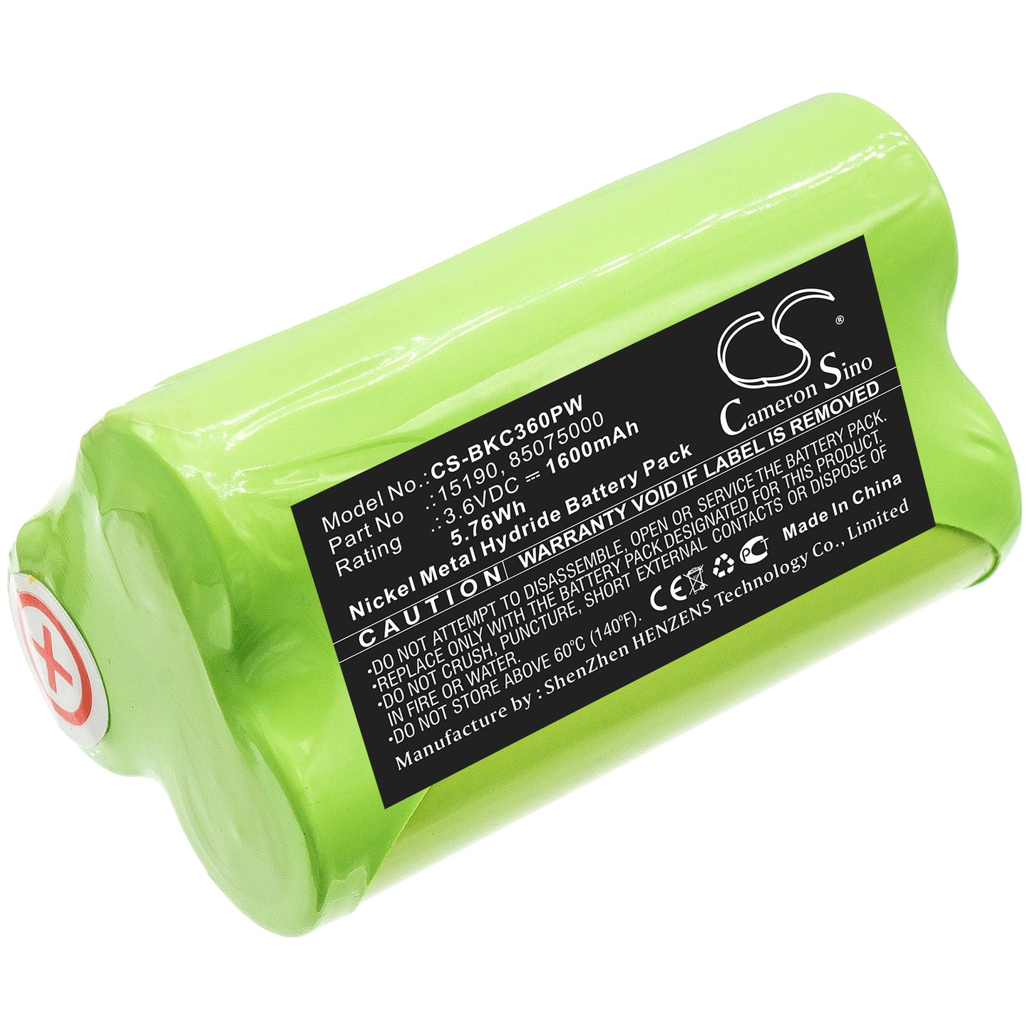 Batteri till Black & Decker KC360H 1600mAh / 5.76Wh