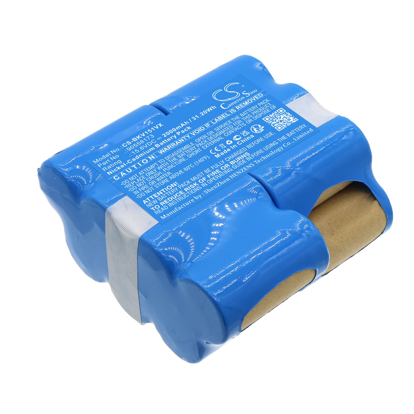 Batteri till Black&Decker CHV1510 2000mAh / 31.20Wh
