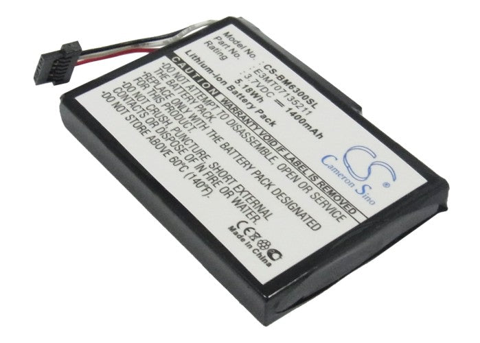 Battery for Jucon GPS-3741 1400mAh / 5.18Wh