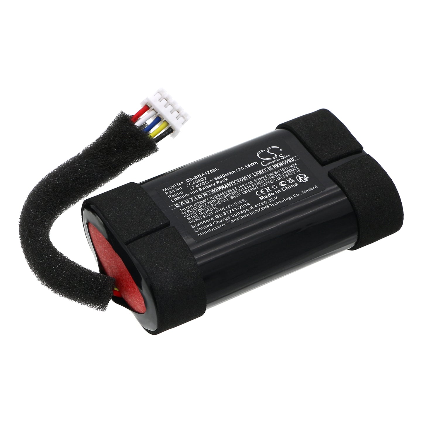 Batteri till Bang & Olufsen BeoPlay A1 2nd Gen 3400mAh / 25.16Wh