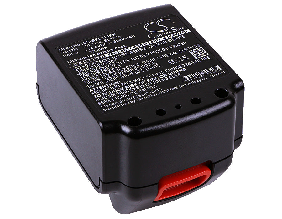 Batteri till Black & Decker LDX120C 5000mAh / 72.00Wh