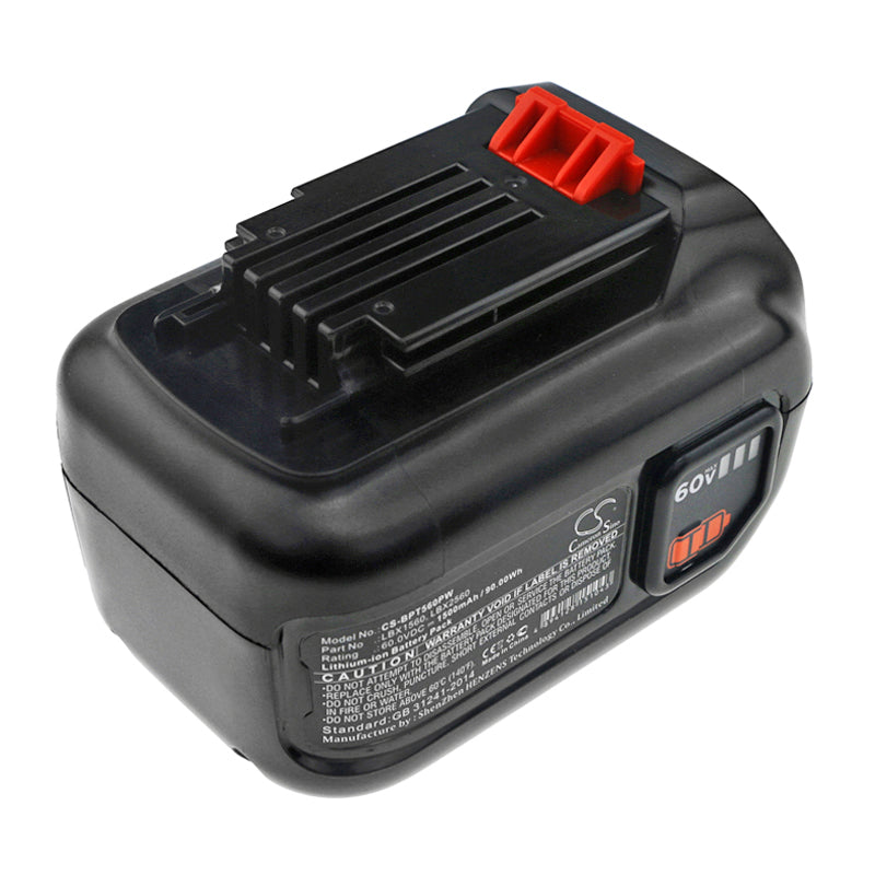 Battery for Black & Decker 60V MAX POWERSWAP 20 Cordless 1500mAh / 90.00Wh
