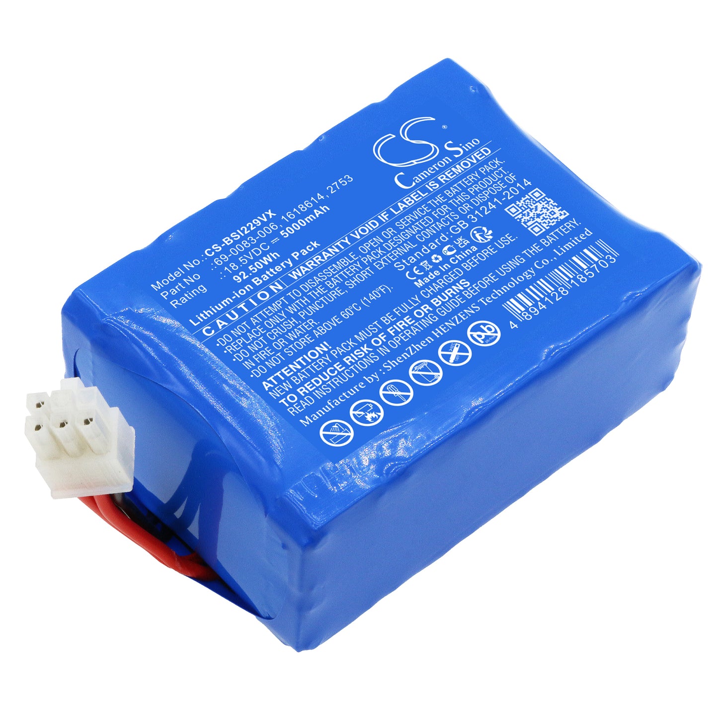 Batteri till Bissell ICONpet 2291 5000mAh / 92.50Wh