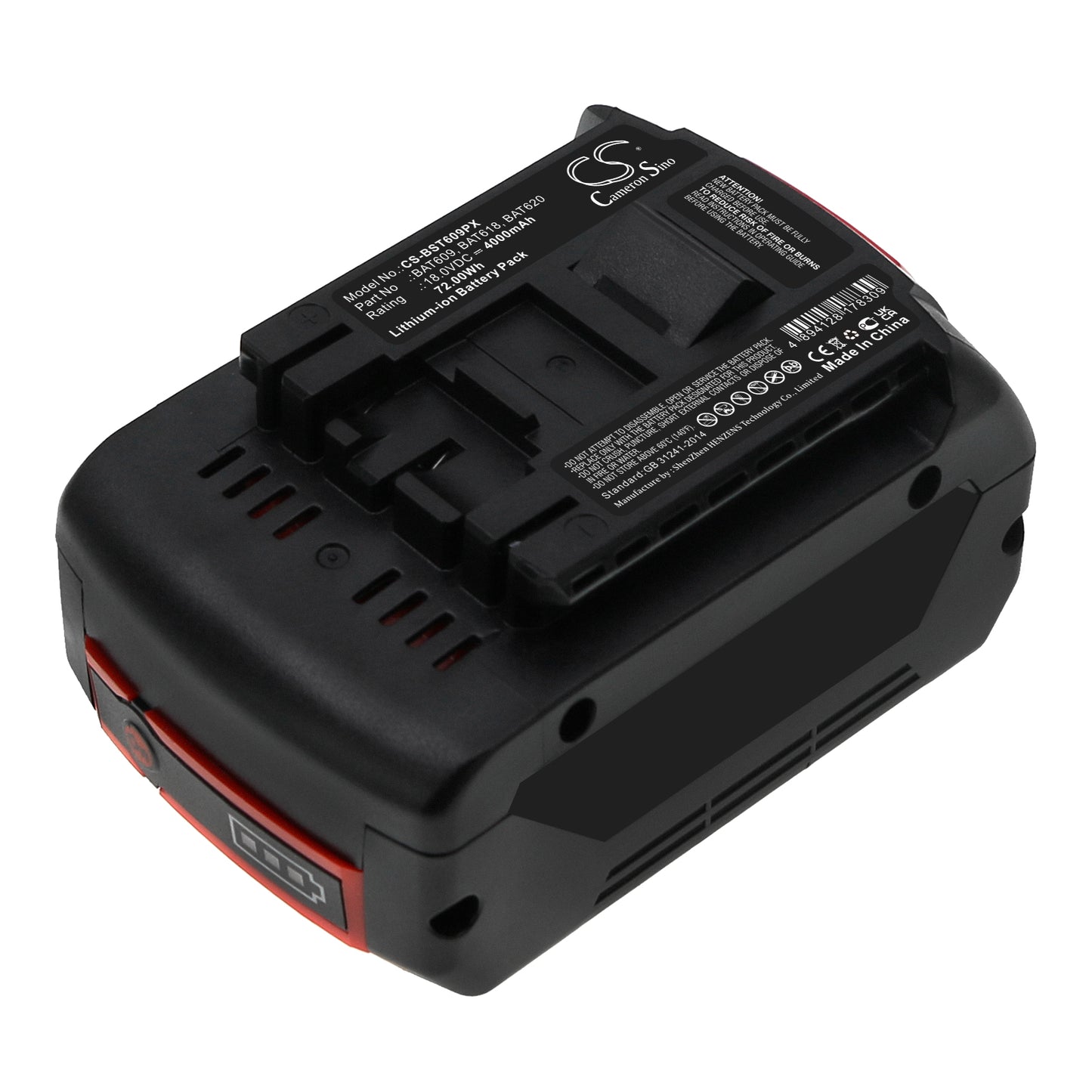 Batteri till Bosch 25618-01 4000mAh / 72.00Wh