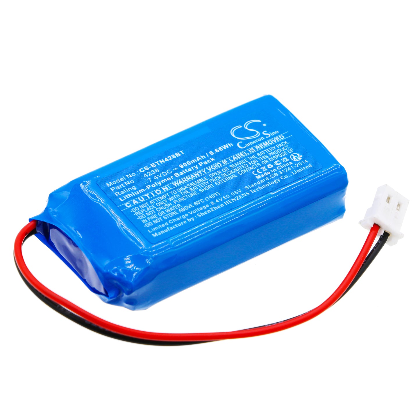 Akku Bticino 4280 900mAh / 6.66Wh