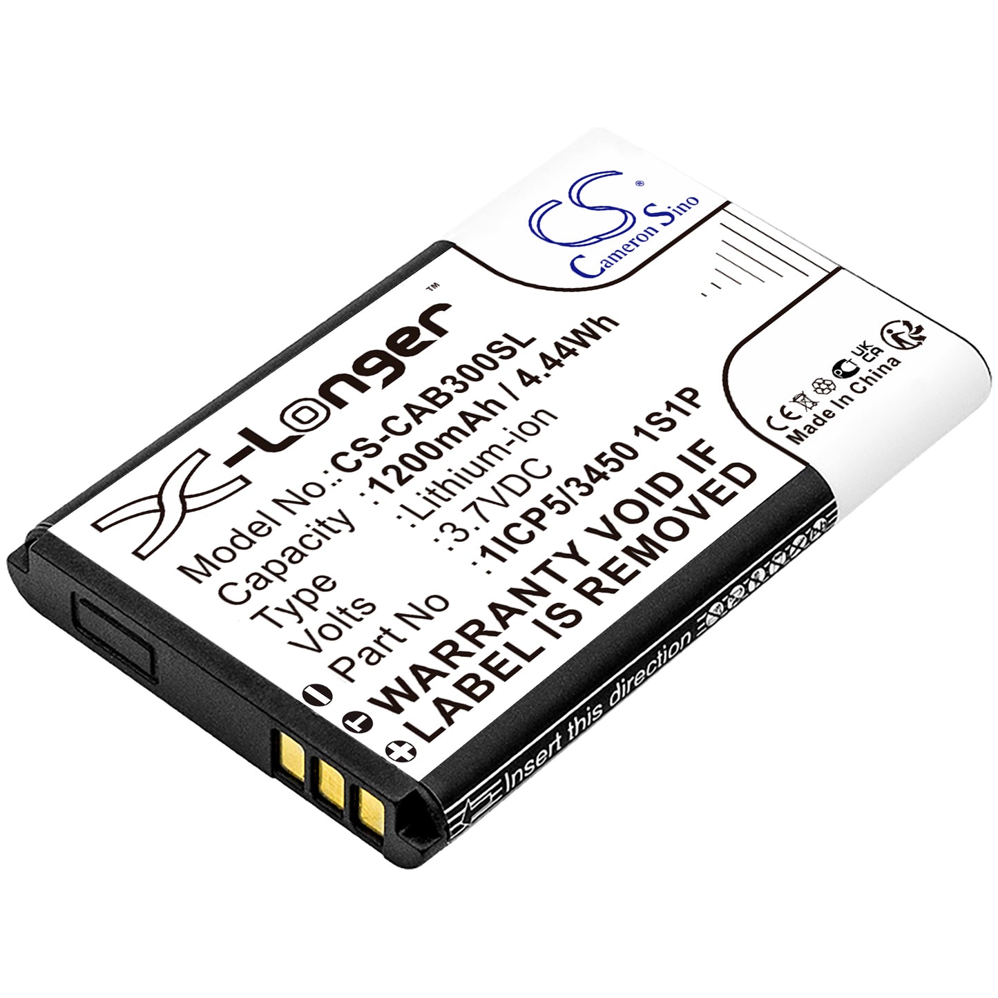 Batteri till CAT B30 1200mAh / 4.44Wh