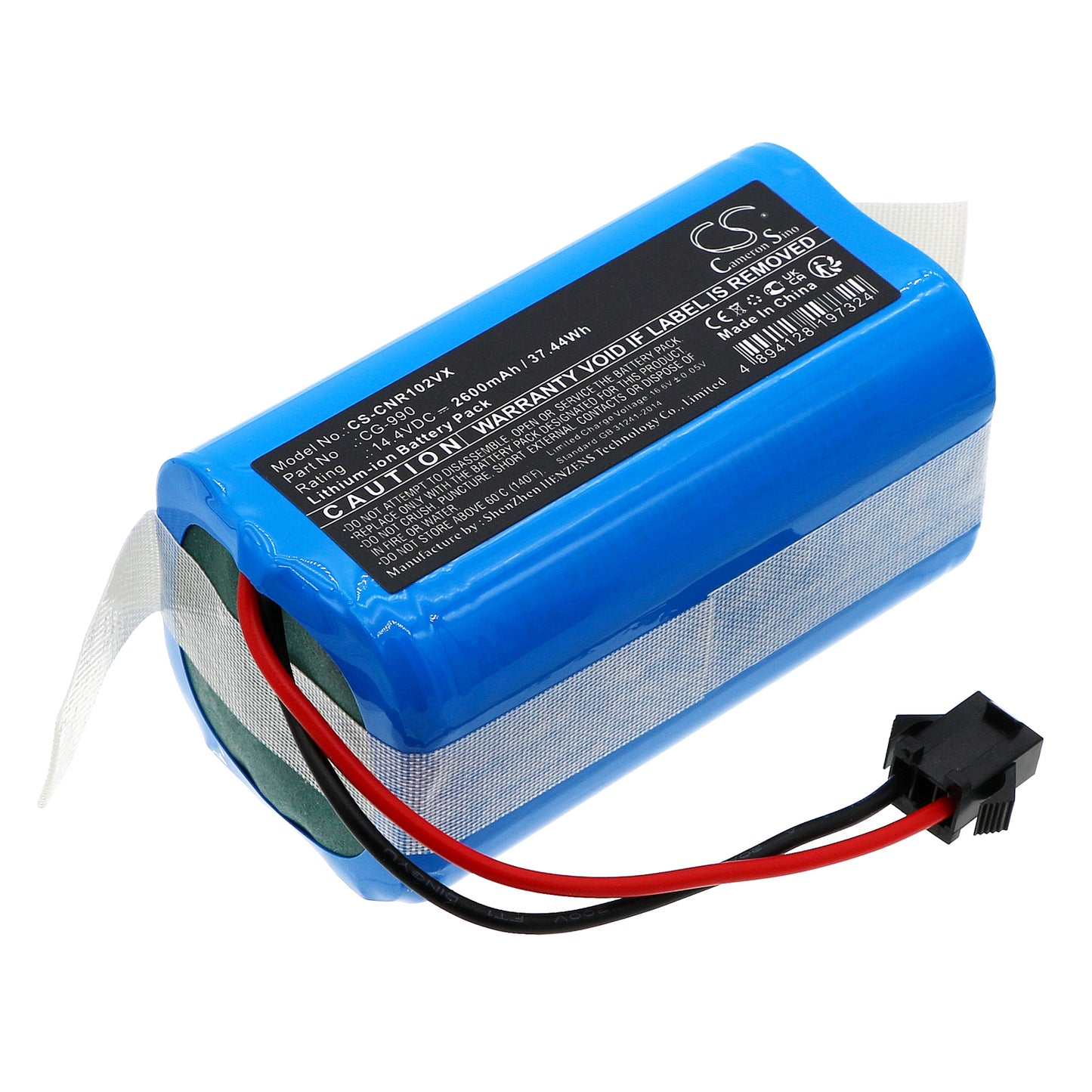 Batteri till Infiniton Cleaner 1020 2600mAh / 37.44Wh