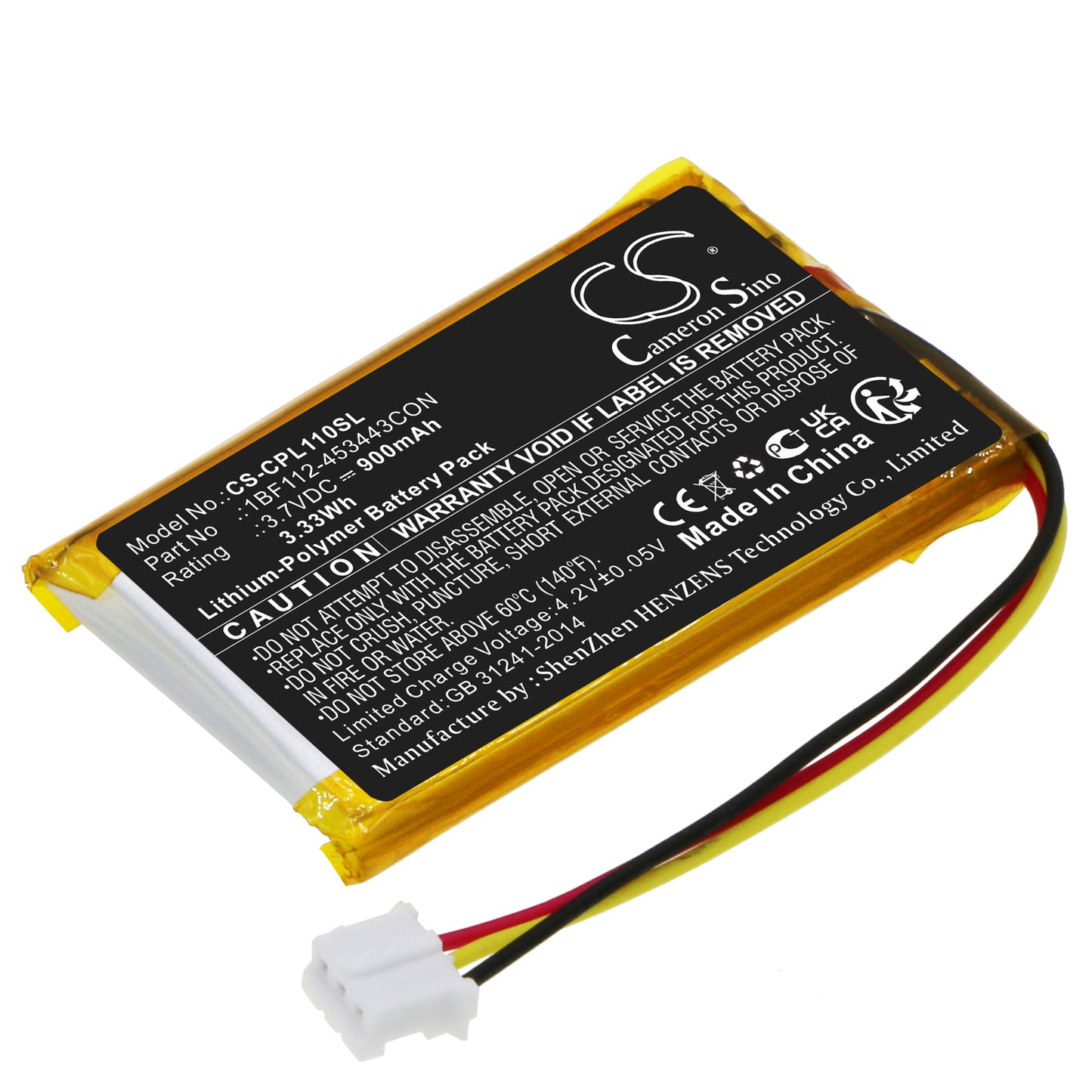 Akku CalAmp LMU-5000 900mAh / 3,33Wh