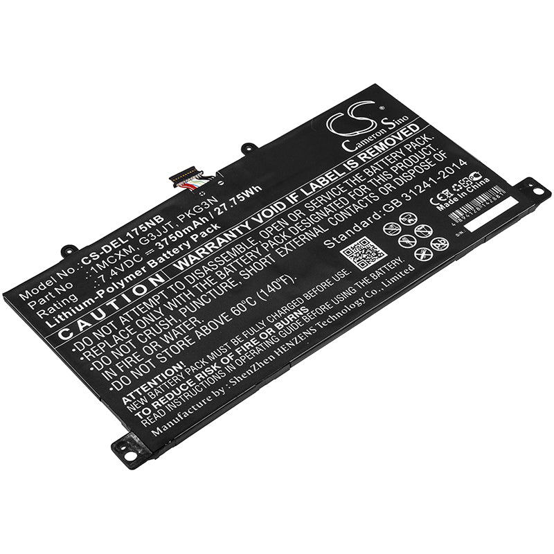 Batteri till DELL Latitude 5179 3750mAh / 27.75Wh