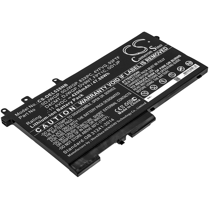 Battery for DELL Latitude 5290 4200mAh / 47.88Wh