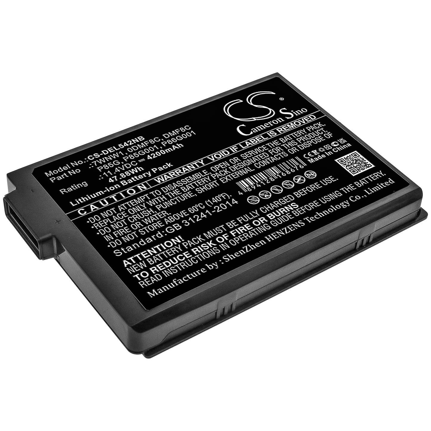Batteri till DELL Latitude 7424 4200mAh / 47.88Wh