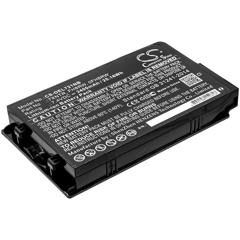 Battery for DELL Latitude 7202 3400mAh / 25.16Wh