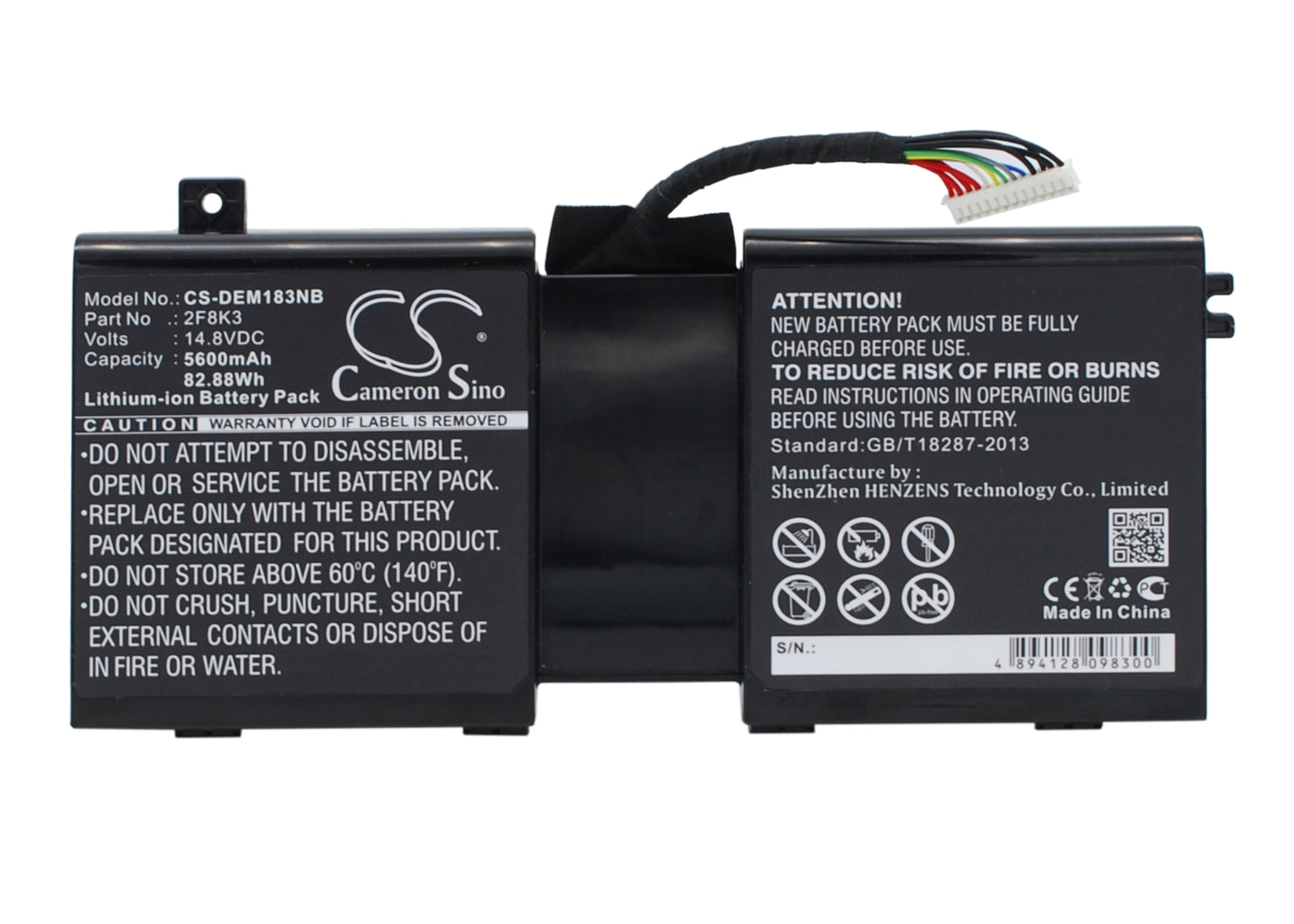 Batteri till DELL ALW18D-4788 5600mAh / 82.88Wh
