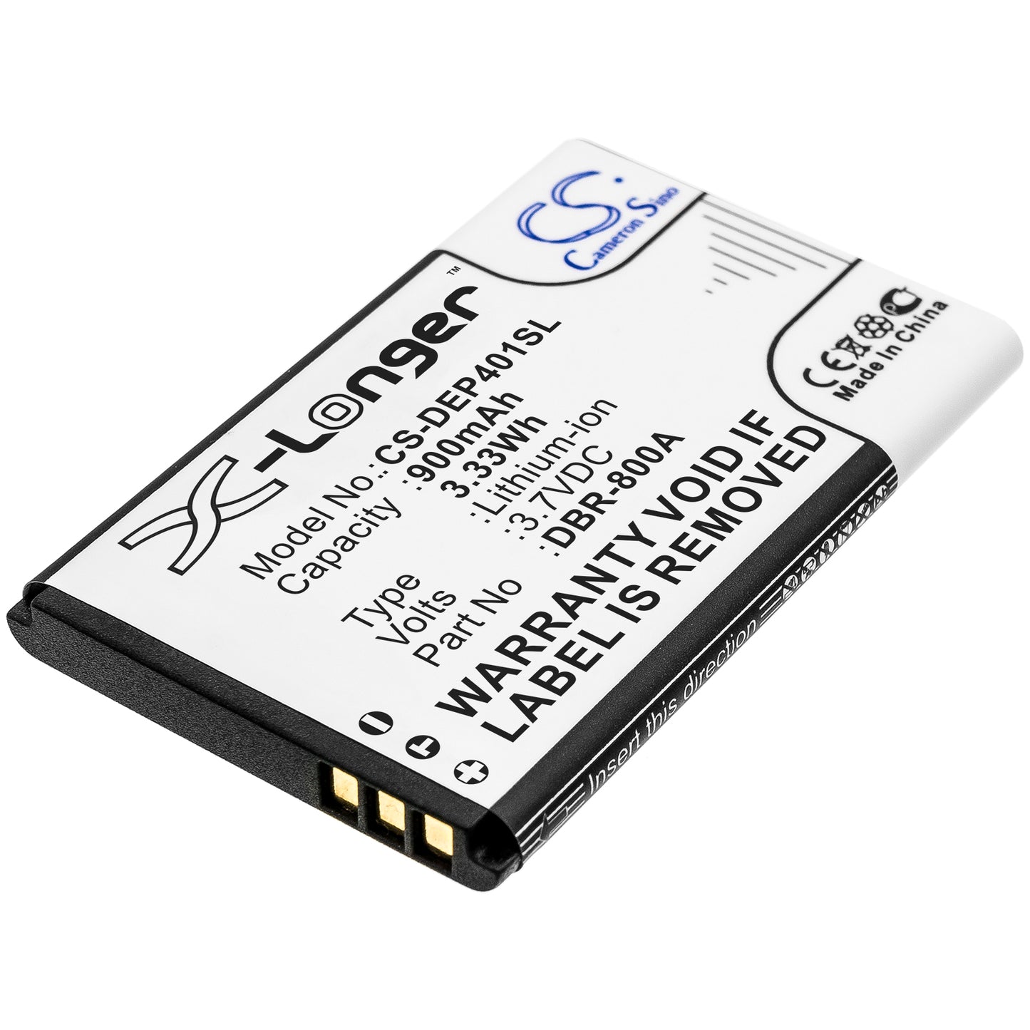 Battery for Doro 1361 900mAh / 3.33Wh