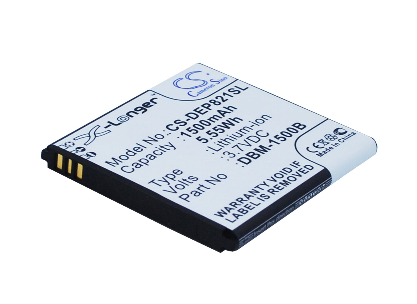 Batteri till Doro 6778 1500mAh / 5.55Wh