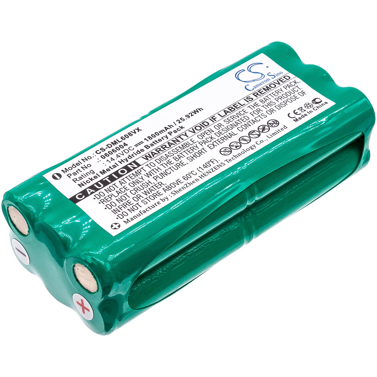 Batteri till Aircraftvacuums Pilot 1800mAh / 25.92Wh