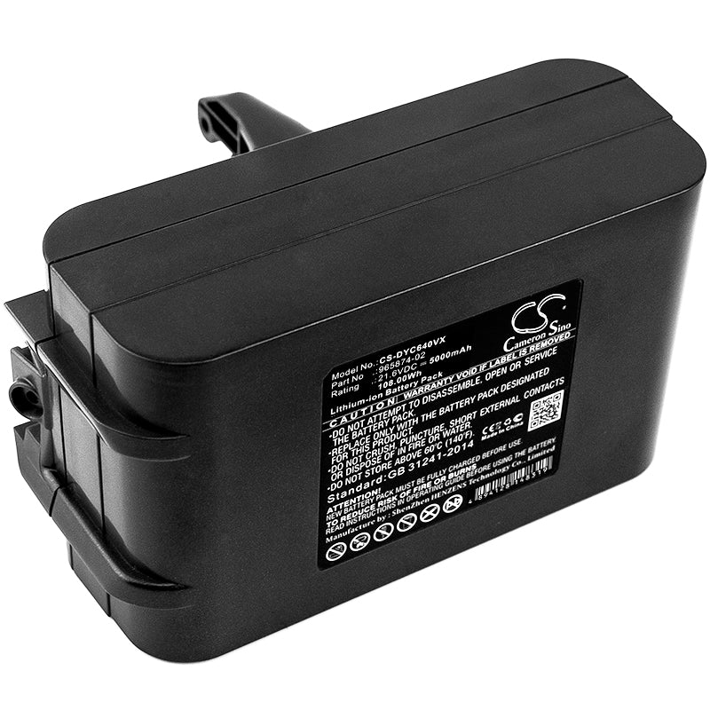 Battery for Dyson V6 Top Dog 5000mAh / 108.00Wh