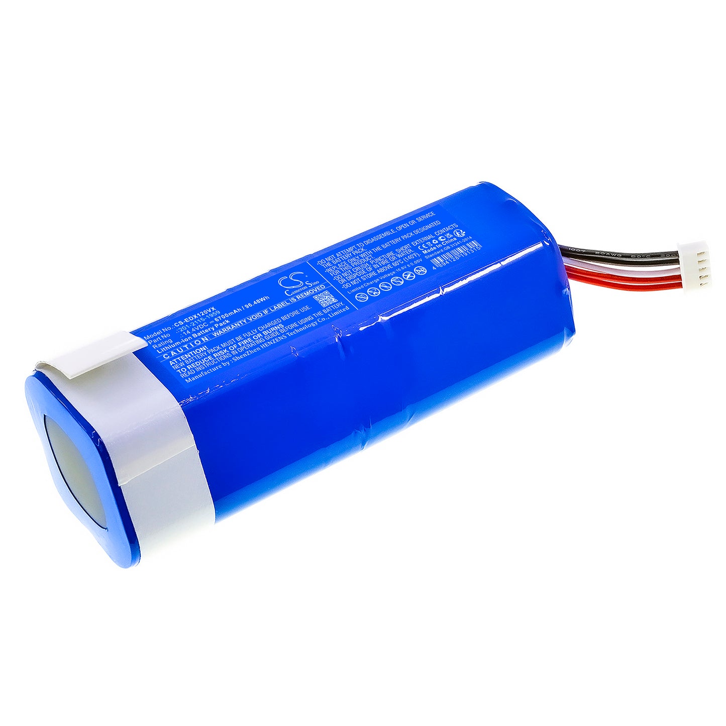 Batteri till Ecovacs D-X1PL 6700mAh / 96.48Wh