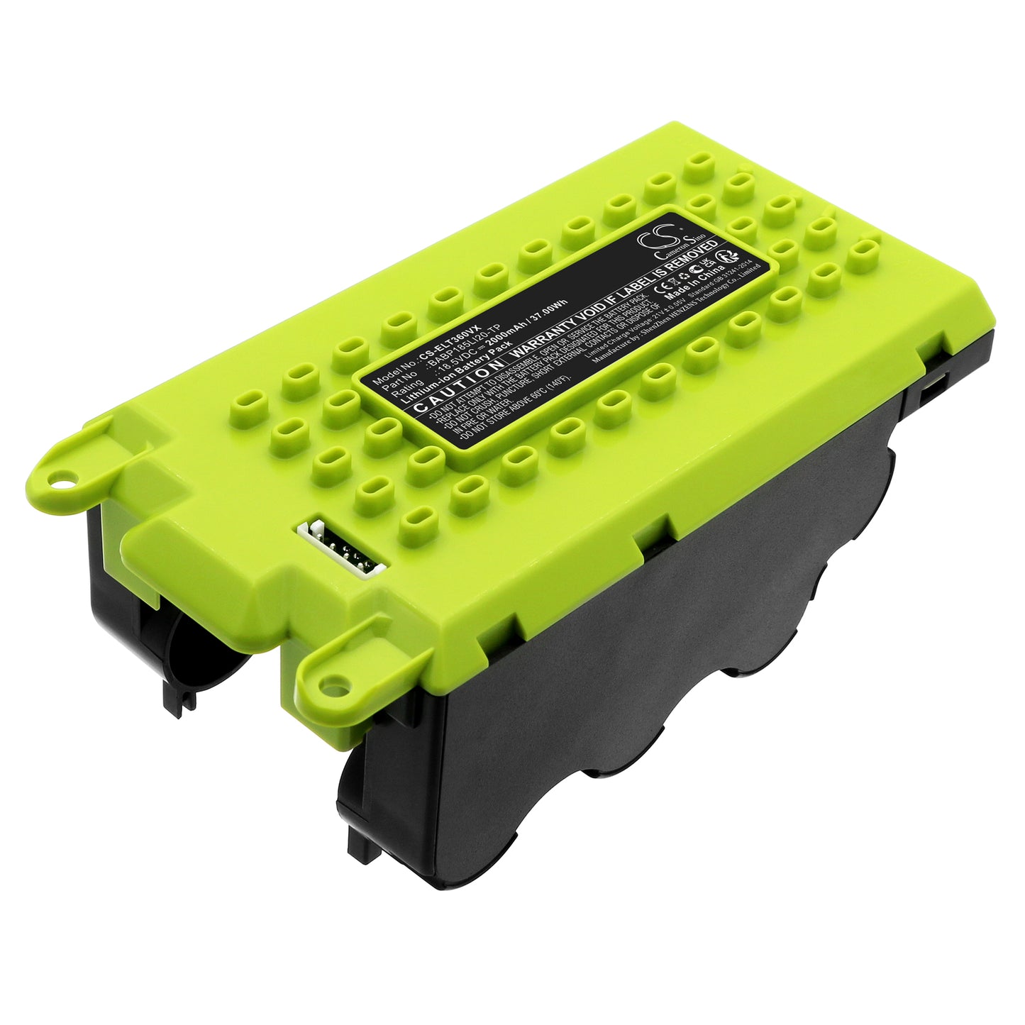 Batteri till Electrolux WQ61-46DB 2000mAh / 37.00Wh
