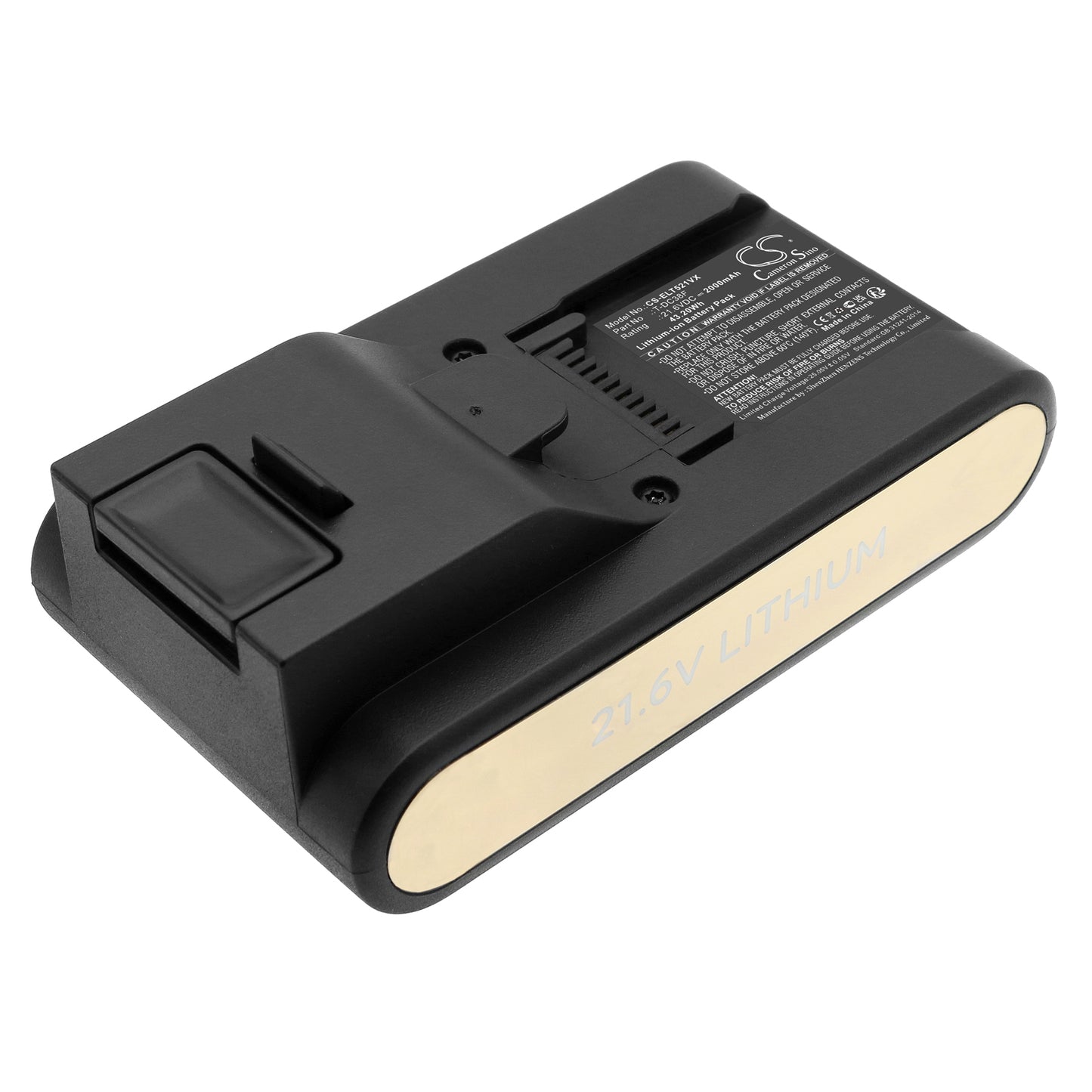 Batteri till De Longhi XLM355.ADC 2000mAh / 43.20Wh