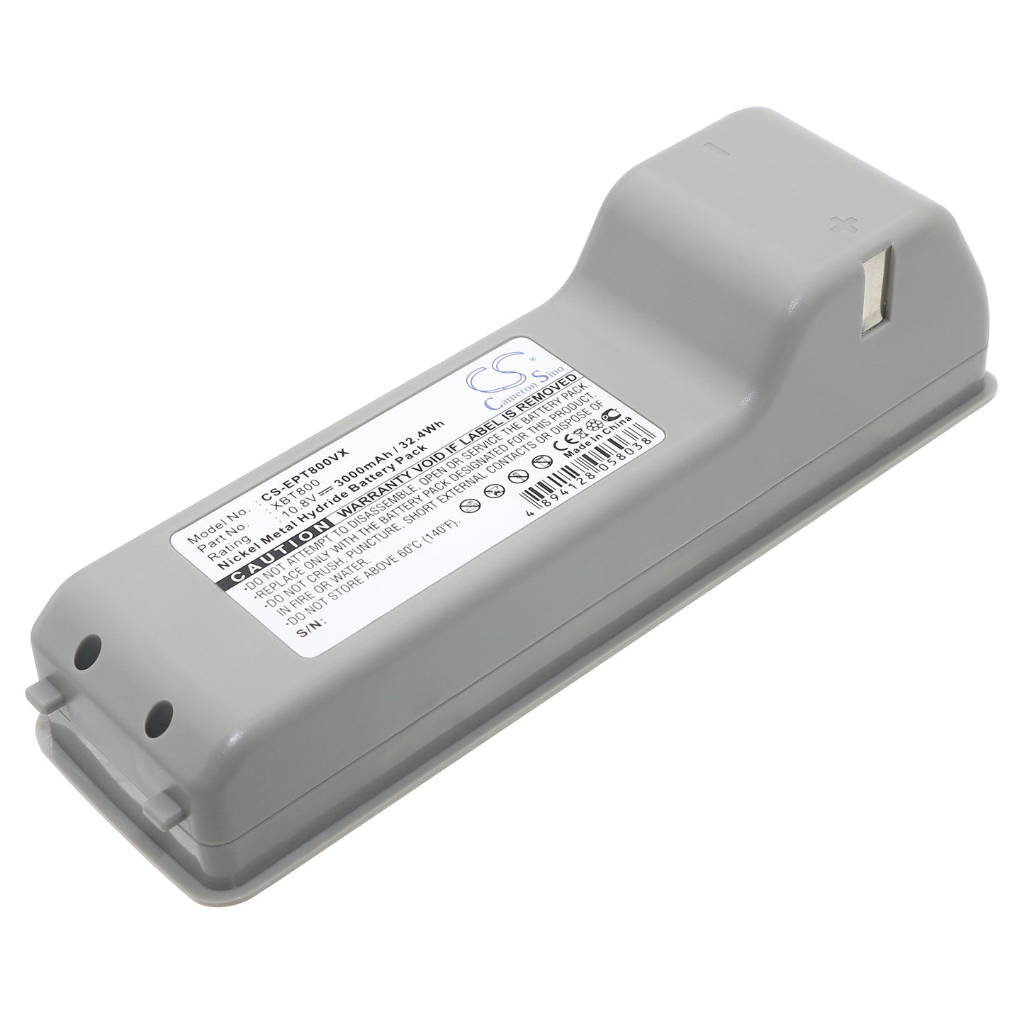 Batteri till Euro Pro XBT800 3000mAh / 32.40Wh