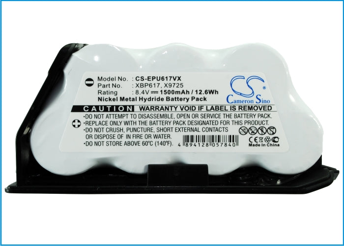 Batteri till Euro Pro Shark UV617 1500mAh / 12.60Wh