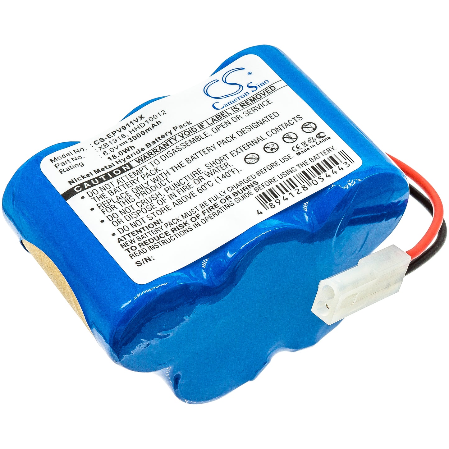 Batteri till Euro Pro Shark V1911-FS 3000mAh / 18.00Wh