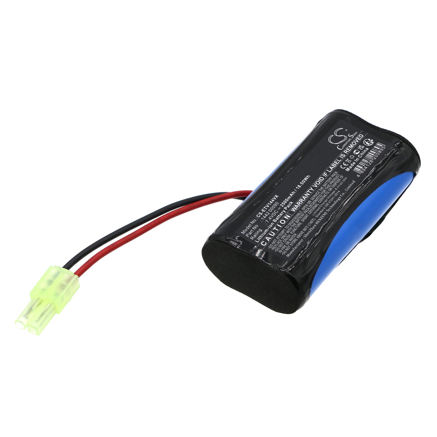 Batteri till ETA 1442 Verto 2500mAh / 18.50Wh