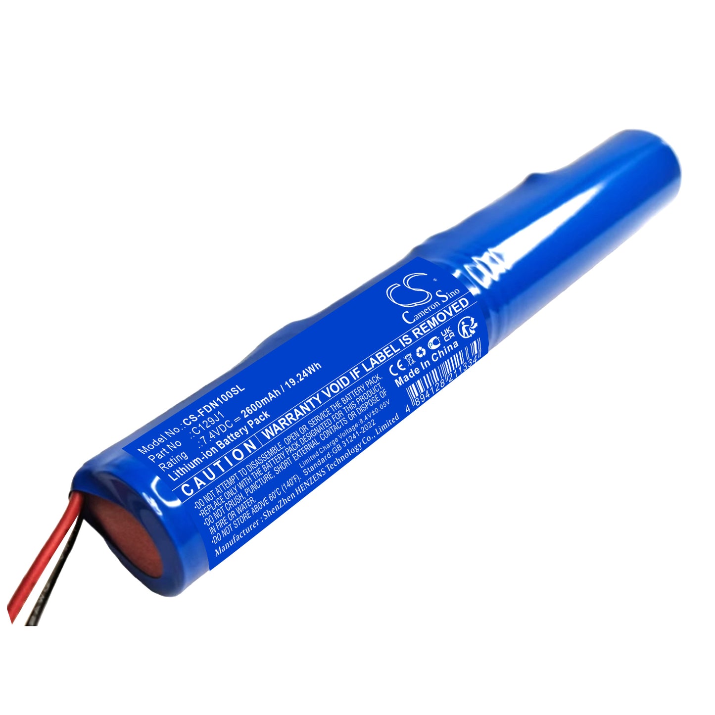 Battery for Fender Newport 2600mAh / 19.24Wh