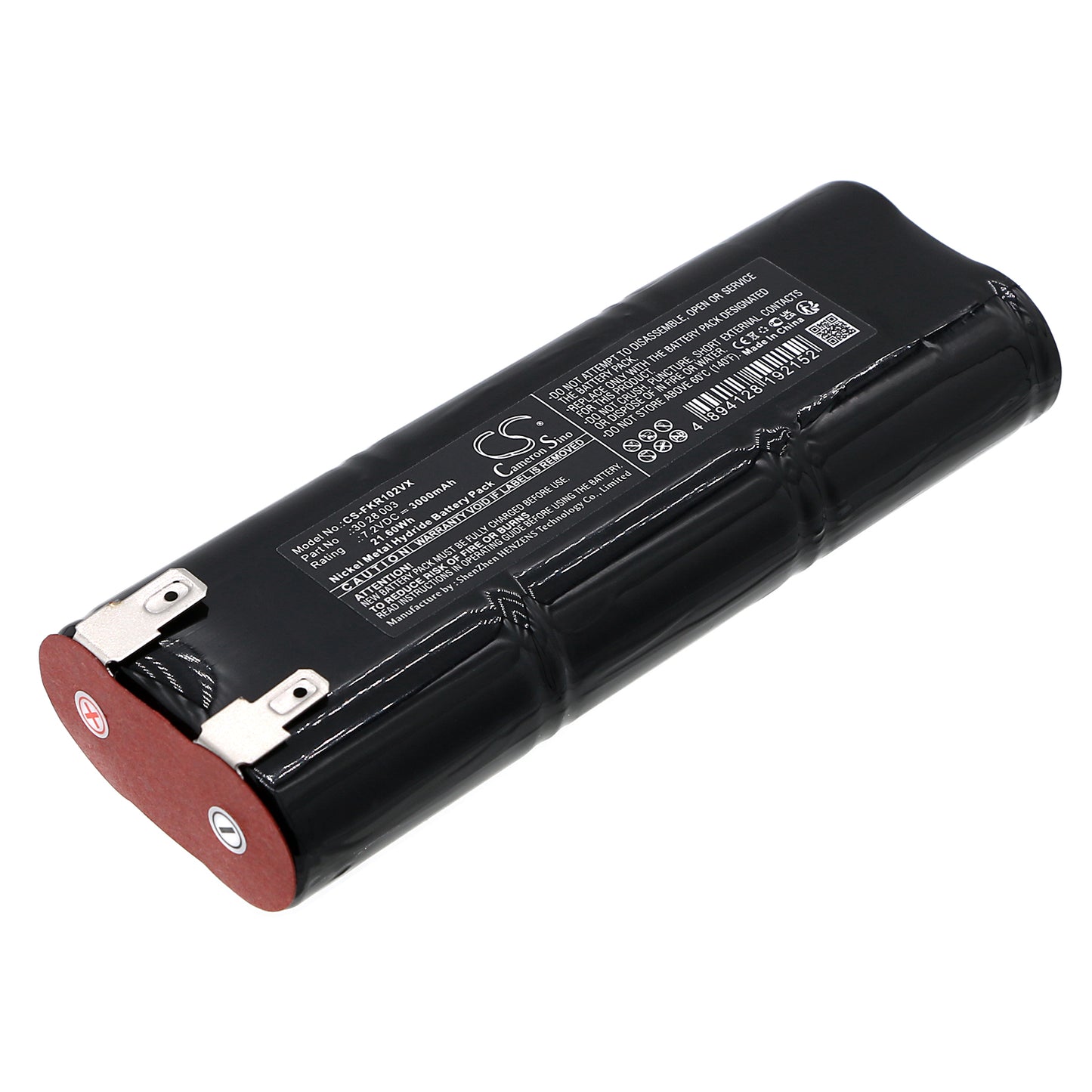 Batteri till Fakir IC 1022 3000mAh / 21.60Wh