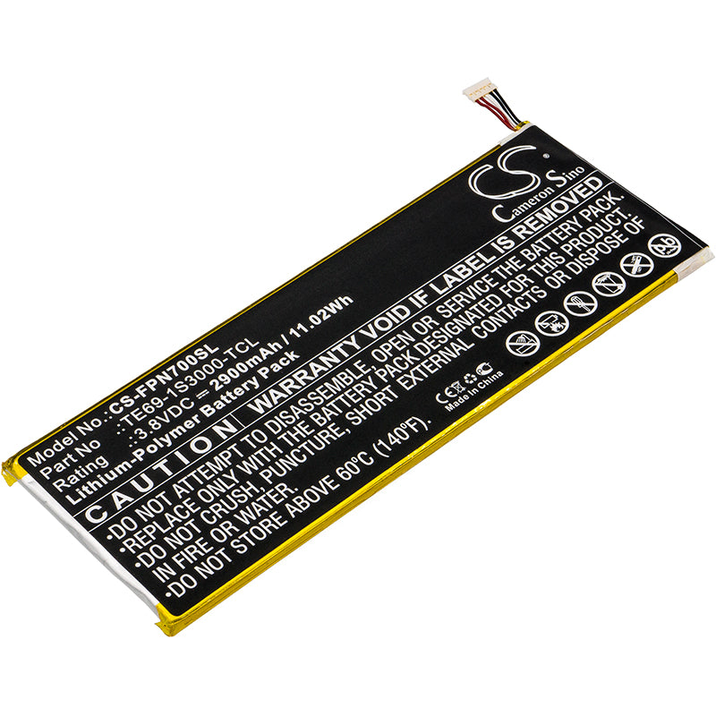 Batteri till FisherPrice Nabi 7 2900mAh / 11.02Wh