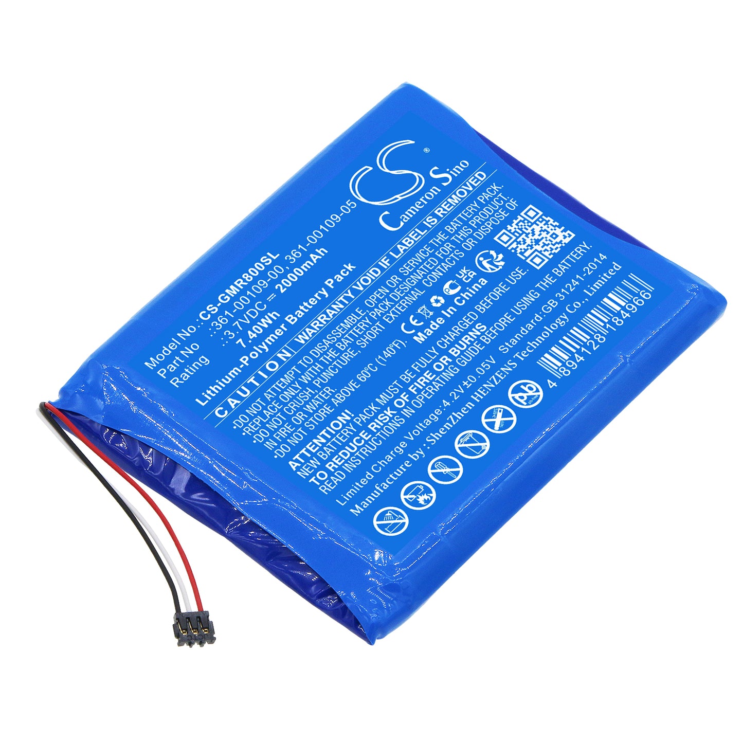 Akku Garmin DEZL OTR800 2000mAh / 7.40Wh
